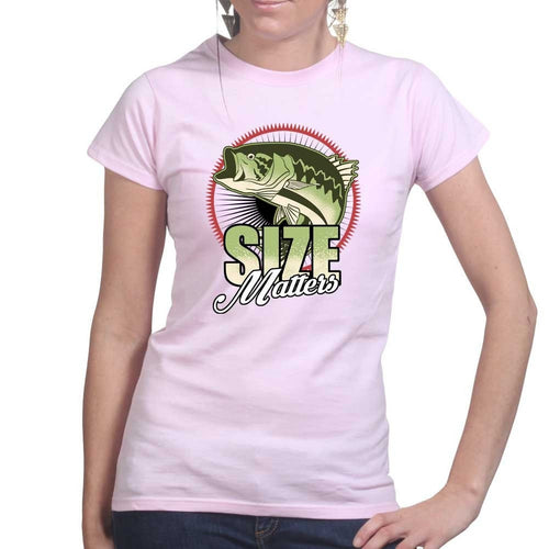 Size Matters (Fishing) Ladies T-shirt