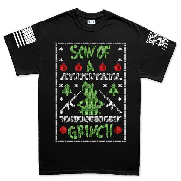 Son of a Grinch Men s T shirt Forged From Freedom