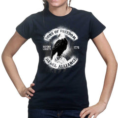 Ladies Sons of Freedom Rebel Alliance T-shirt