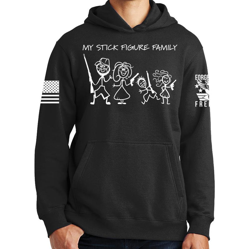 My Stick Figure Family Hoodie