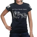 My Stick Figure Family Ladies T-shirt