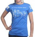 My Stick Figure Family Ladies T-shirt