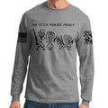 My Stick Figure Family Long Sleeve T-Shirt
