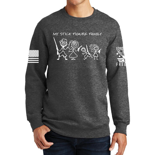 My Stick Figure Family Sweatshirt