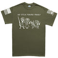 My Stick Figure Family Men's T-shirt