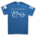 My Stick Figure Family Men's T-shirt