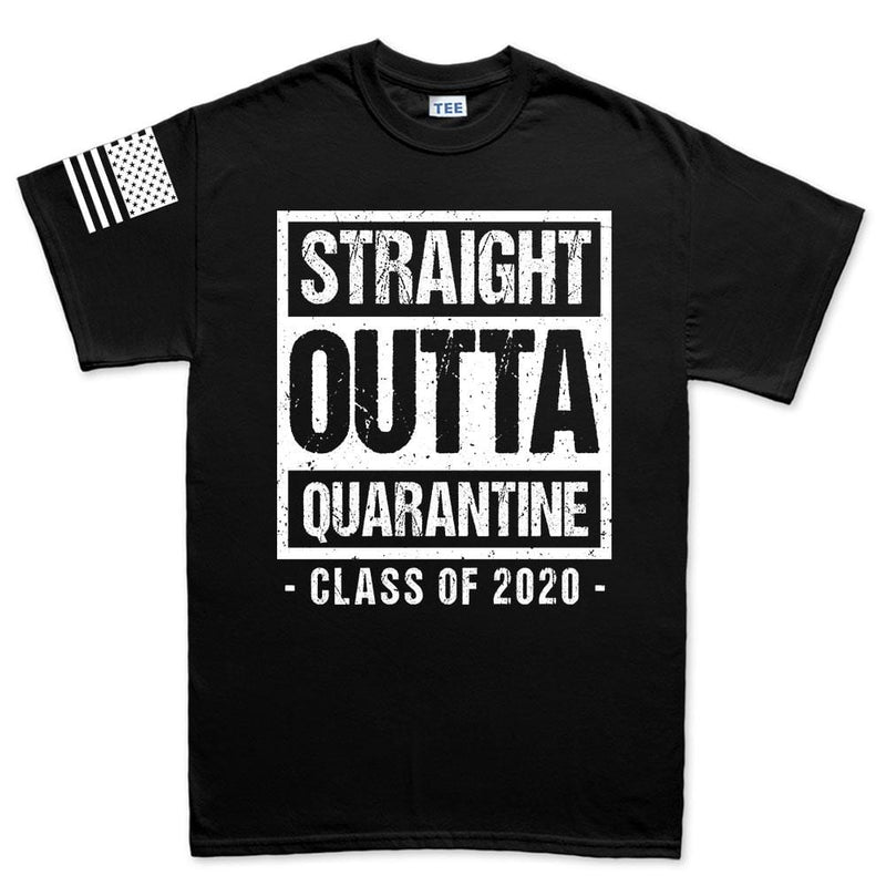 Mens Straight Outta Quarantine T-shirt