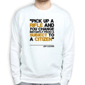 Subject to Citizen Mens Sweatshirt