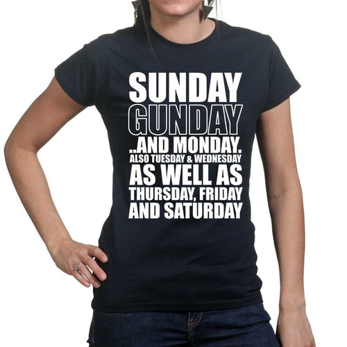 Ladies Sunday Gunday Everyday T-shirt