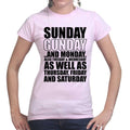 Ladies Sunday Gunday Everyday T-shirt