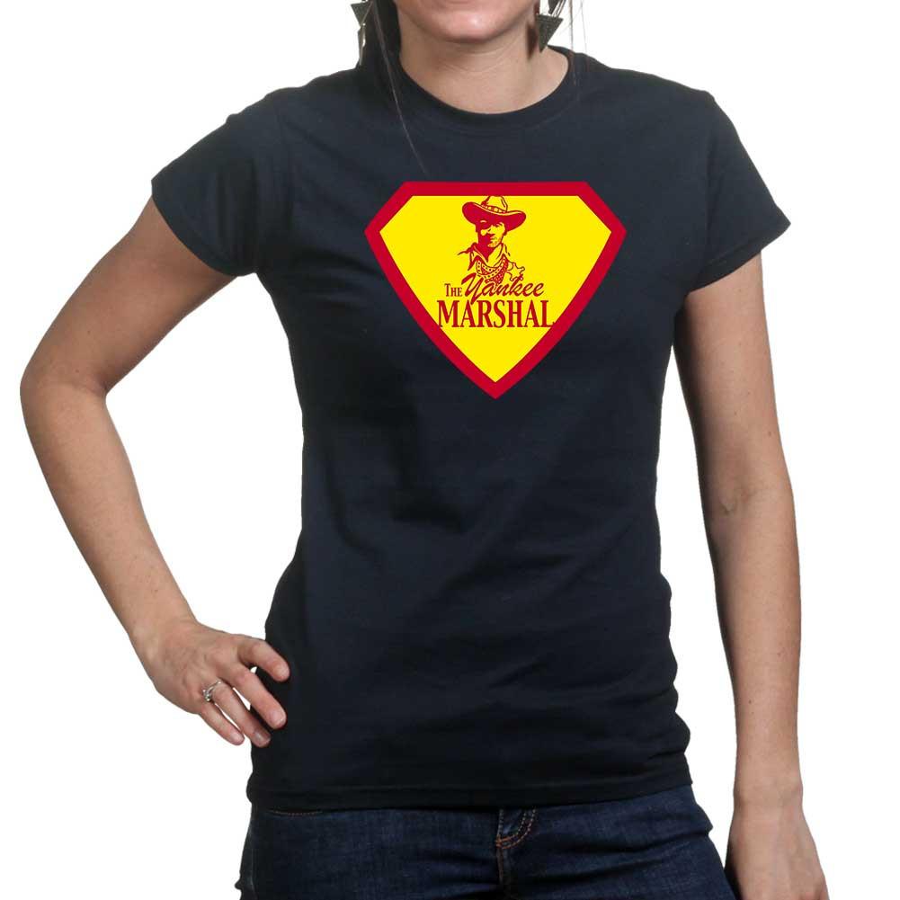 Ladies The Yankee Marshal Super Hero T-shirt
