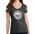Ladies V-Neck Yankee Marshal Fudd Seal of Approval T-shirt