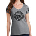 Ladies V-Neck Yankee Marshal Fudd Seal of Approval T-shirt