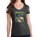 Ladies TYM Werewolves and Silver Bullets V-Neck T-shirt