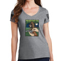 Ladies TYM Werewolves and Silver Bullets V-Neck T-shirt