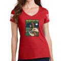 Ladies TYM Werewolves and Silver Bullets V-Neck T-shirt