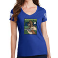 Ladies TYM Werewolves and Silver Bullets V-Neck T-shirt