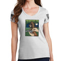 Ladies TYM Werewolves and Silver Bullets V-Neck T-shirt