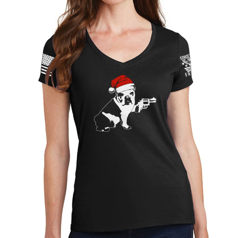 Ladies Christmas Mavis V-Neck T-shirt