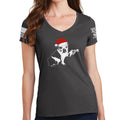 Ladies Christmas Mavis V-Neck T-shirt
