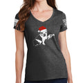 Ladies Christmas Mavis V-Neck T-shirt