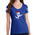 Ladies Christmas Mavis V-Neck T-shirt