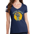 Ladies Tactical Squatch V-Neck T-shirt
