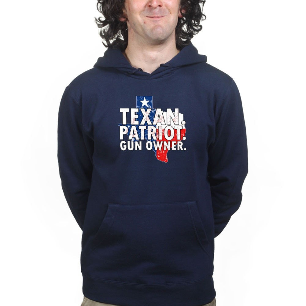 Texas Patriot Gun Owner Mens Hoodie