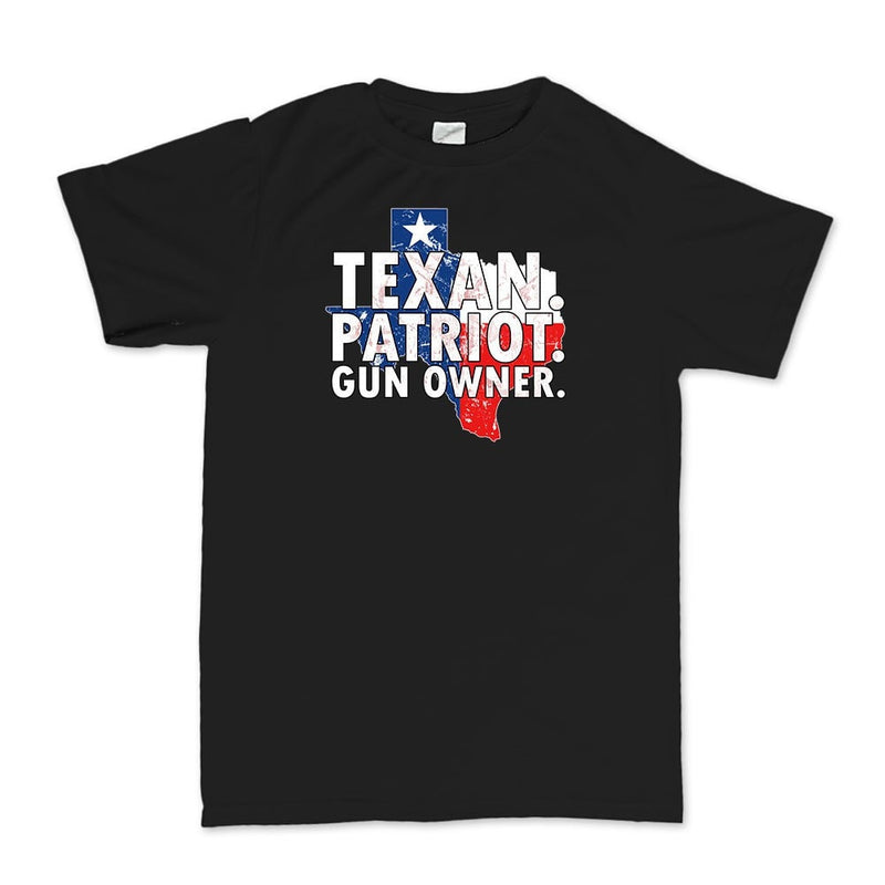 Texas Patriot Gun Owner Mens T-shirt