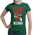 Texan Gals Don't Back Down Ladies T-shirt