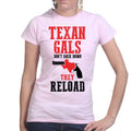 Texan Gals Don't Back Down Ladies T-shirt