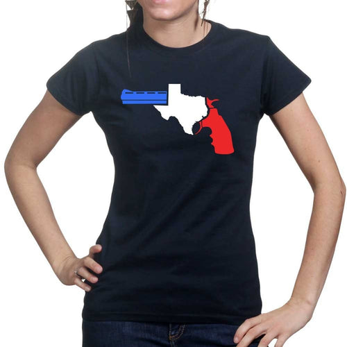 Texas Gun Ladies T-shirt