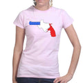 Texas Gun Ladies T-shirt