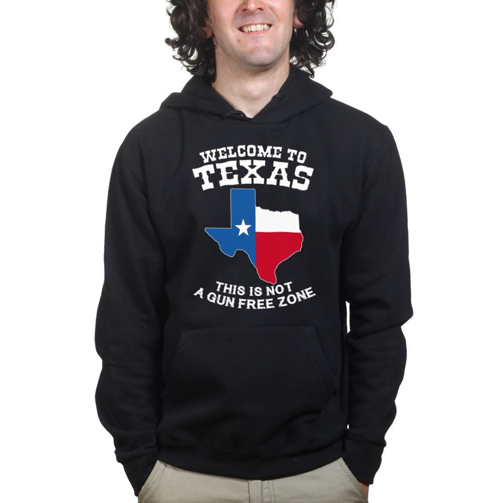 Texas Not a Gun Free Zone Mens Hoodie