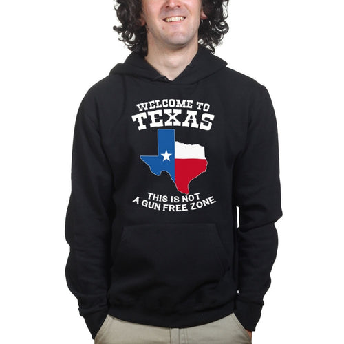 Texas Not a Gun Free Zone Mens Hoodie