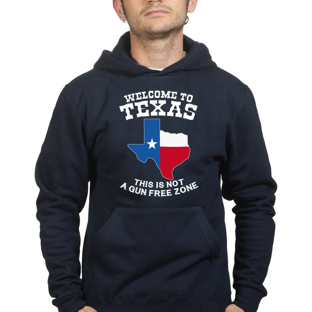 Texas Not a Gun Free Zone Mens Hoodie