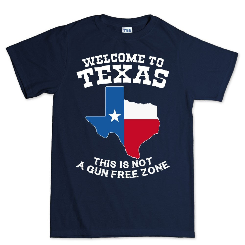 Texas Not a Gun Free Zone Mens T-shirt