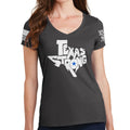 Ladies Texas Strong V1 V-Neck T-shirt