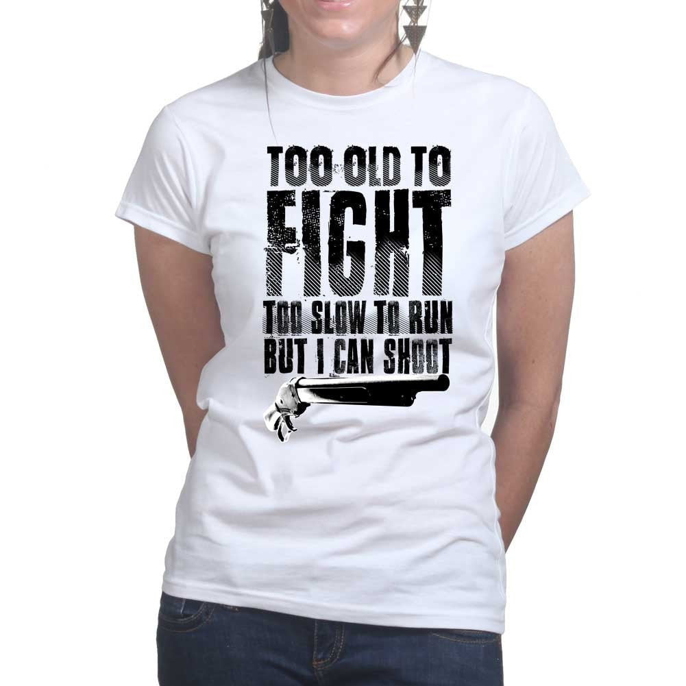 Ladies Tool Old To Fight T-shirt