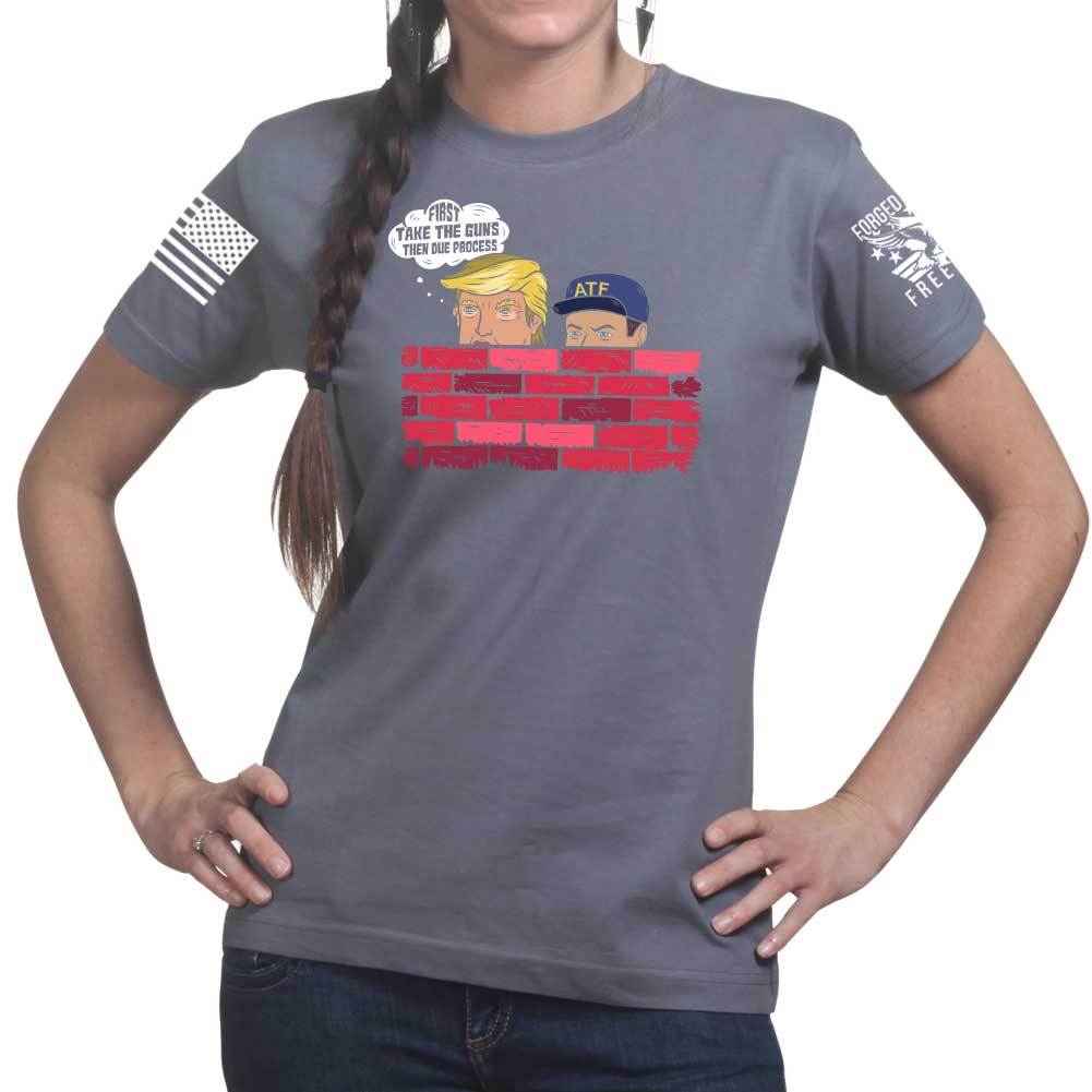 First Take The Guns Ladies T-shirt