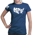 Ladies USA Strong T-shirt