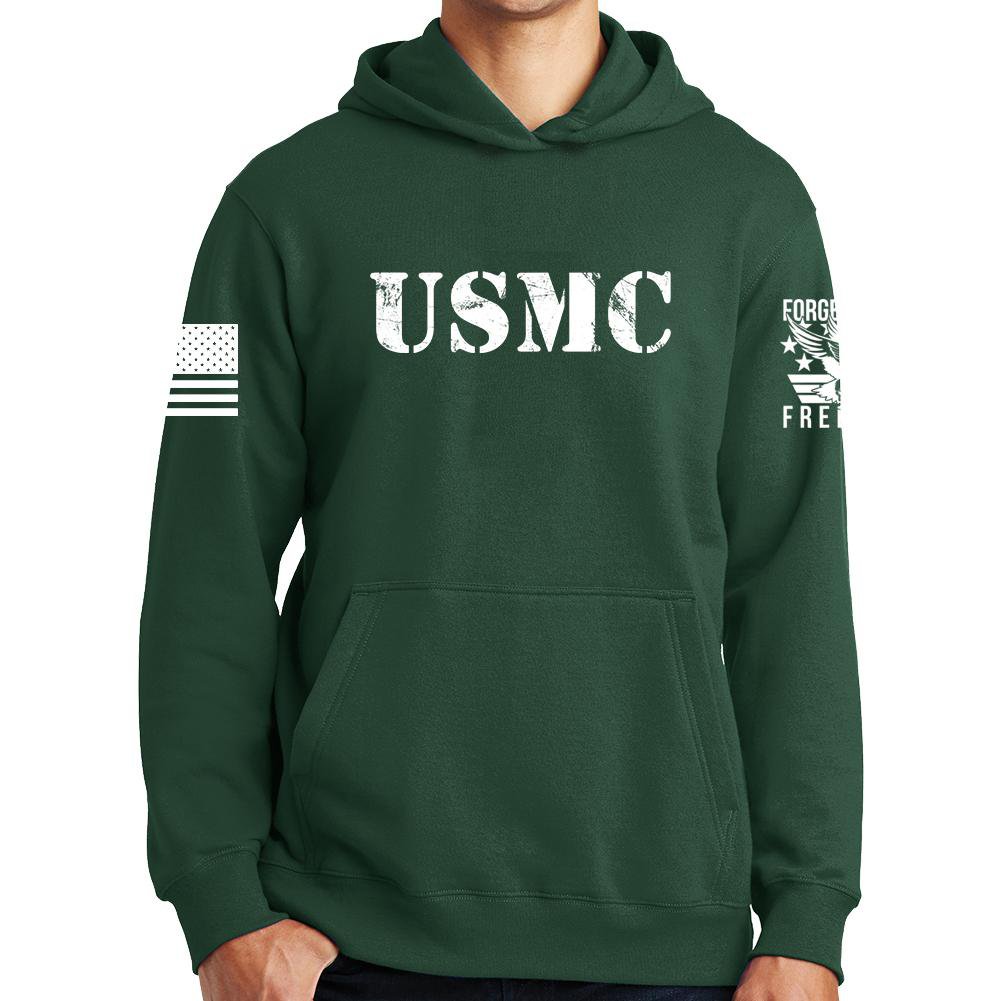 Usmc hoodie green deals