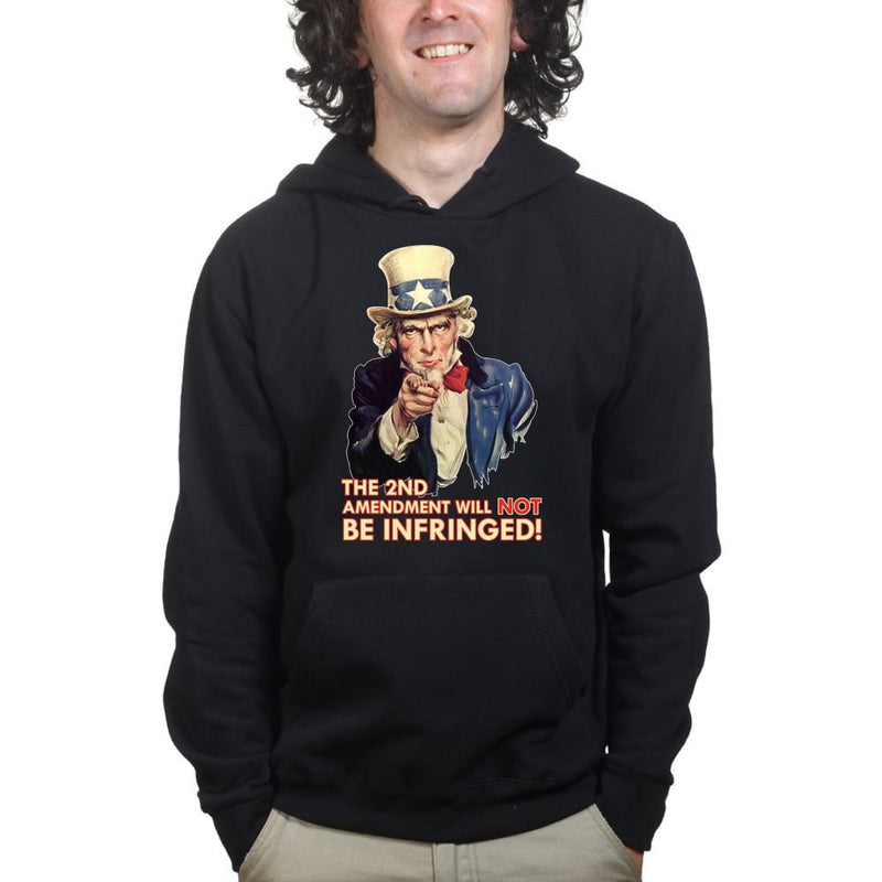 Uncle Sam Second Amendment Mens Hoodie