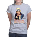 Uncle Sam Second Amendment Ladies T-shirt