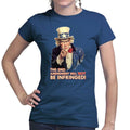 Uncle Sam Second Amendment Ladies T-shirt
