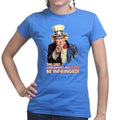 Uncle Sam Second Amendment Ladies T-shirt