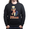 Uncle Sam Second Amendment Mens Sweatshirt