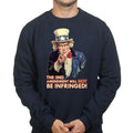 Uncle Sam Second Amendment Mens Sweatshirt