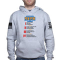 The Four Rules of Pew Pew Hoodie