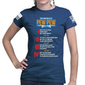 The Four Rules of Pew Pew Ladies T-shirt